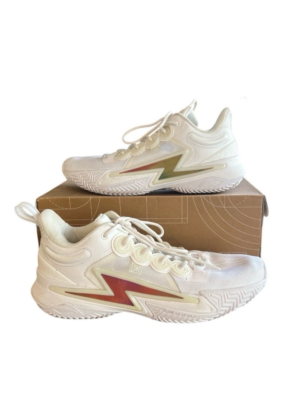 Way Of Wade Li-Ning Men’s Basketball Shoes White On-court Sneakers US 12.5